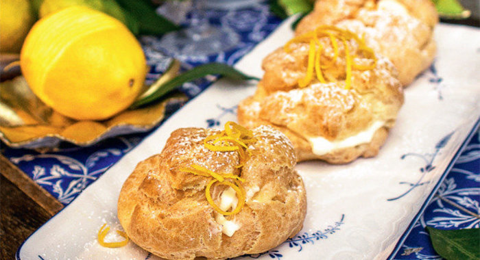 Лимонные эклеры от Юлии Высоцкой