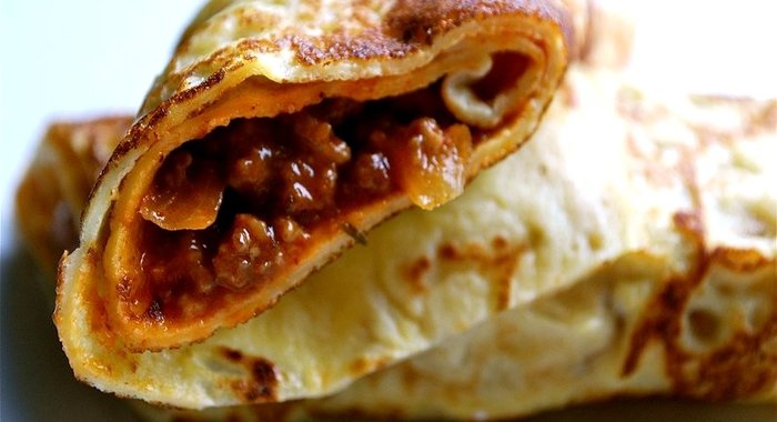 Блины с фаршем