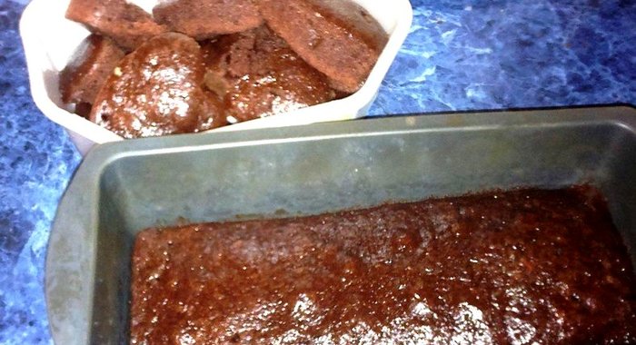 Шоколадный кекс с перцем чили