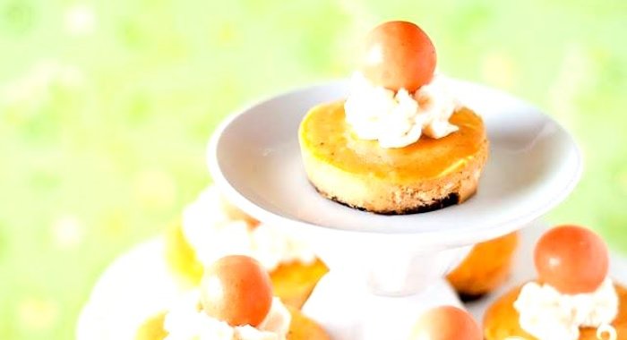 Тыквенные чизкейки-мини