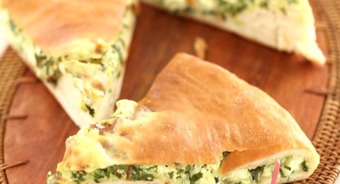 Пирог осетинский с ботвой