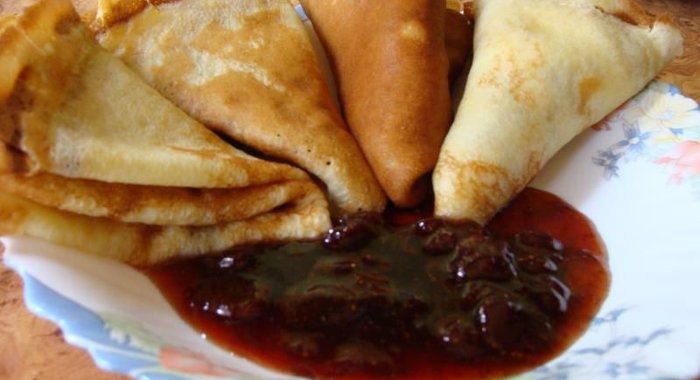 Воздушные блины на сухих дрожжах