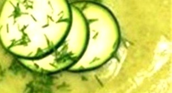 Суп-пюре из кабачков с сыром