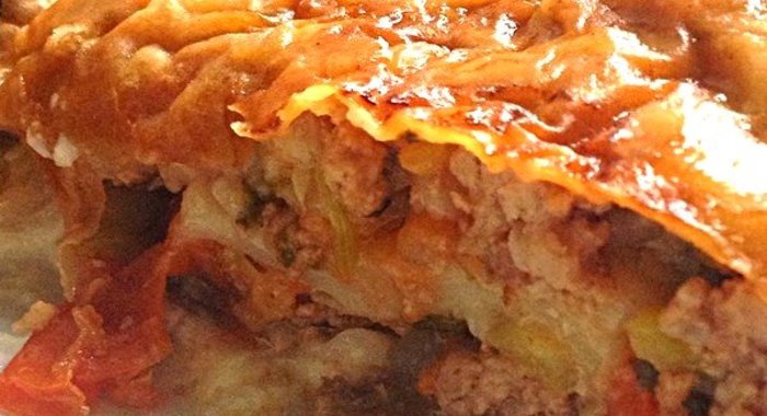 Лазанья с фаршем в мультиварке