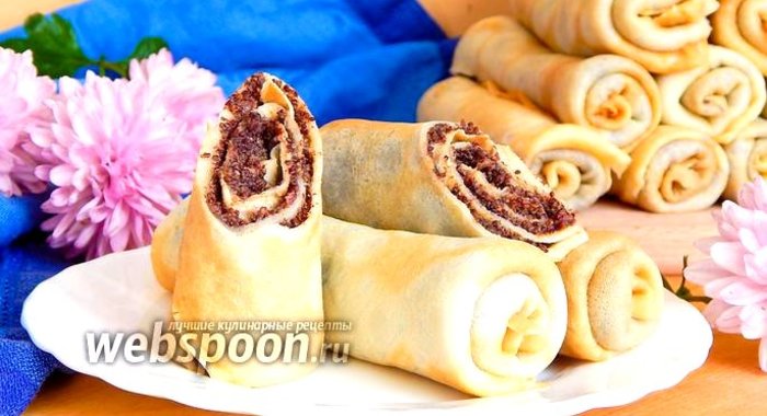 Блинчики с маковой начинкой