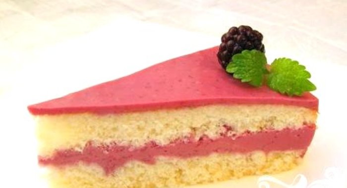 Ежевичный торт