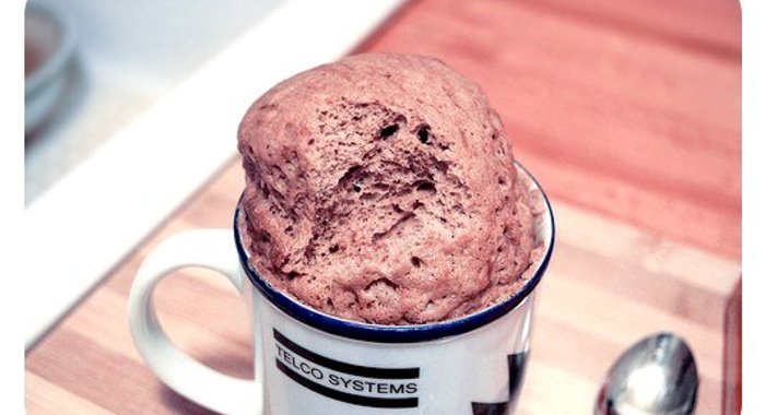 Быстрый кекс из микроволновки