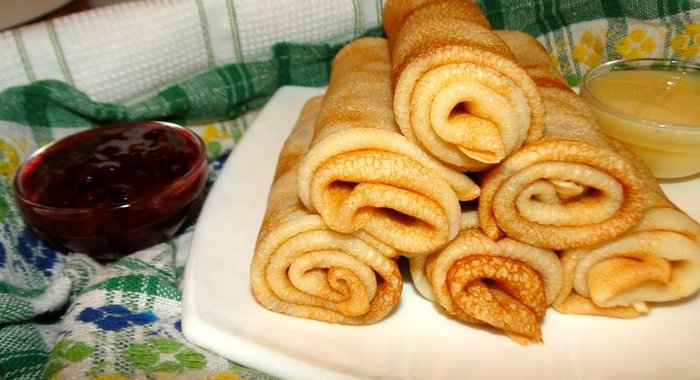 Блины на кефире и ряженке