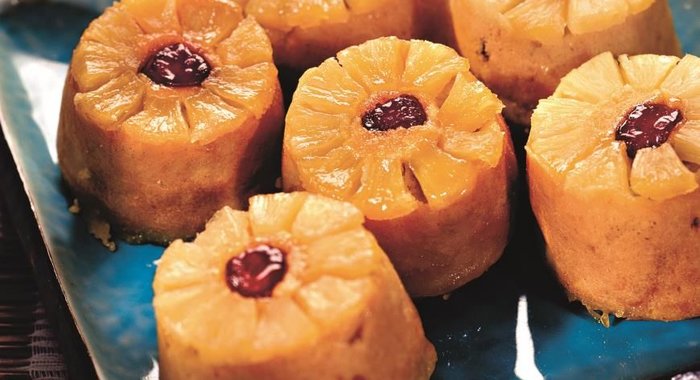 Кексы с ананасами