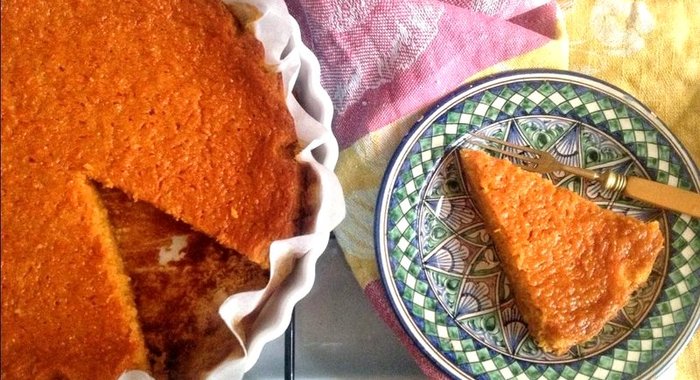 Быстрый морковный пирог со специями