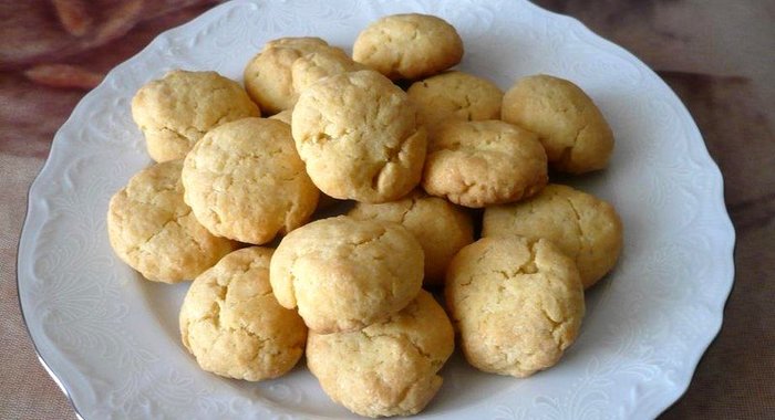 Постное кукурузное печенье