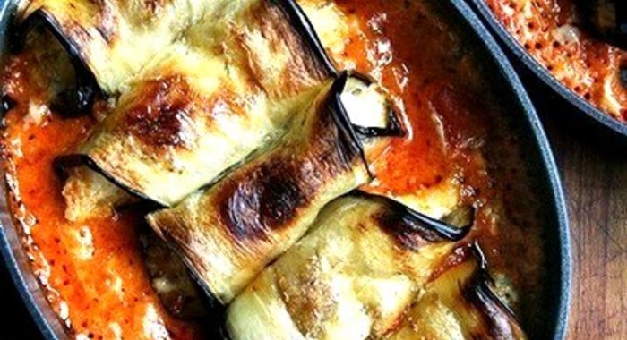 Итальянские инвольтини (рулетики) из баклажана