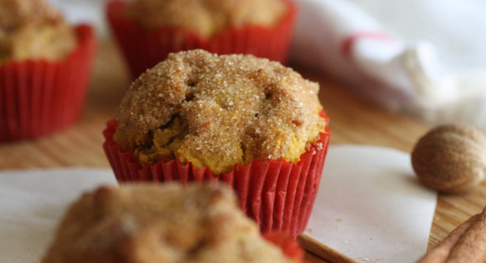 Тыквенные кексы с корицей