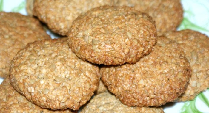 Овсяное печенье с семечками