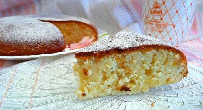 Кекс на кефире в мультиварке