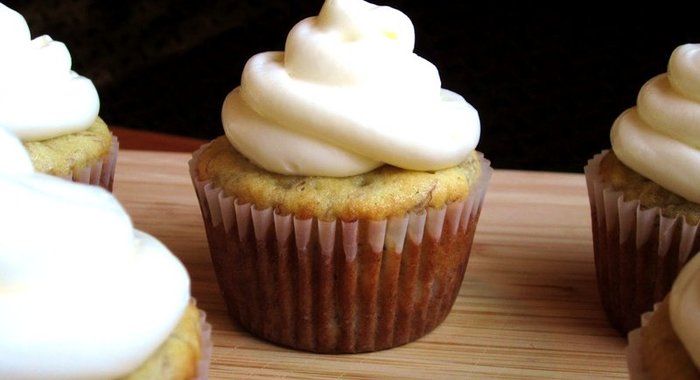 Банановые капкейки