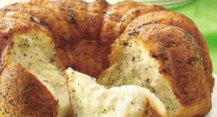 Сдобный лимонно-маковый кекс