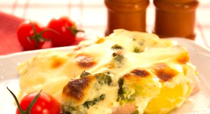 Диетическая запеканка из индейки