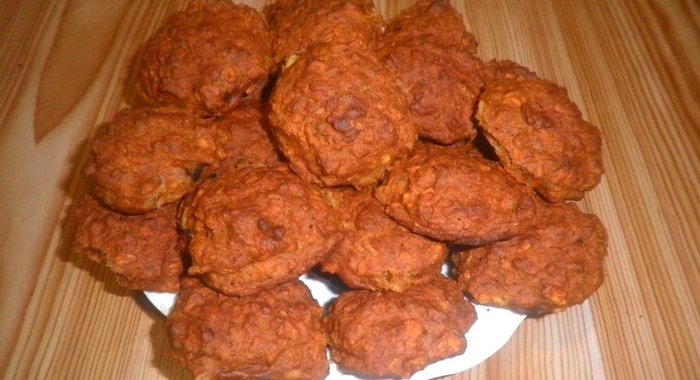 Тыквенно-овсяное печенье