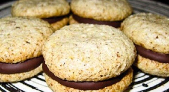 Ореховое печенье с шоколадом