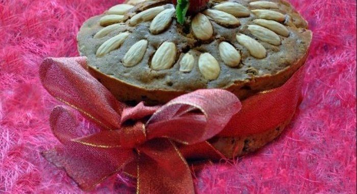 Традиционный шотландский кекс Dundee-cake