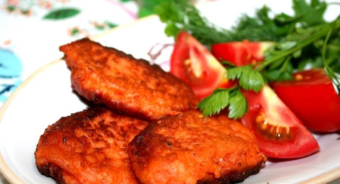 Котлеты из лососевого фарша