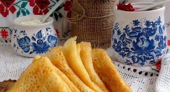 Ажурные блинчики