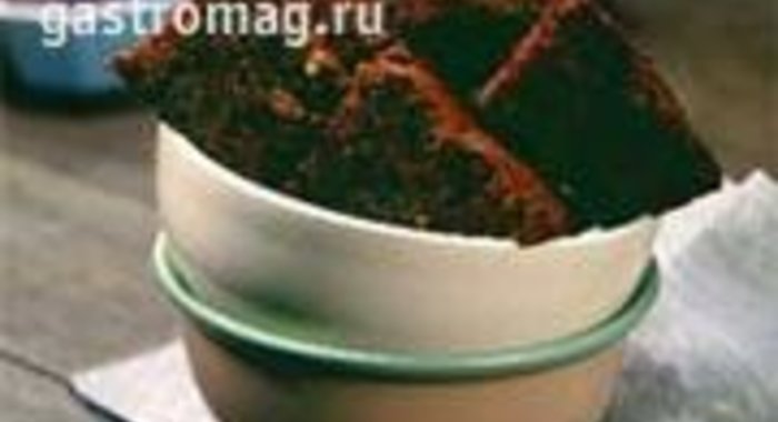 Шоколадный пирог с кабачками