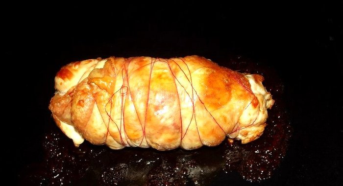 Домашний куриный рулет