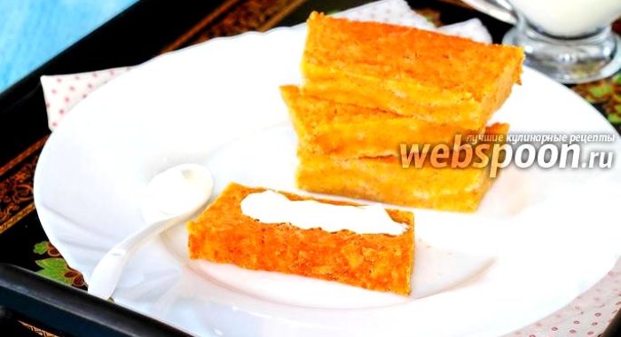 Морковная запеканка