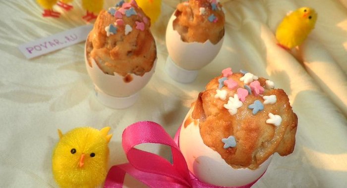 Детские пасхальные кексики