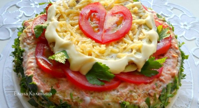 Тортик из кабачков