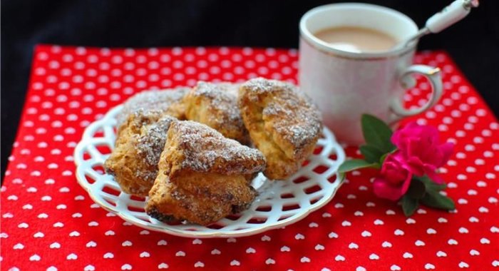 Творожное печенье