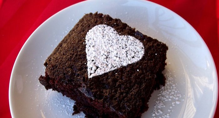 Постный шоколадный кекс