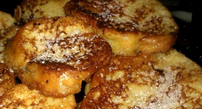 Сладкие ванильные гренки