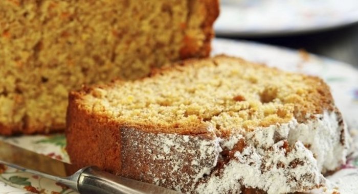 Итальянский кекс с миндалем и апельсином