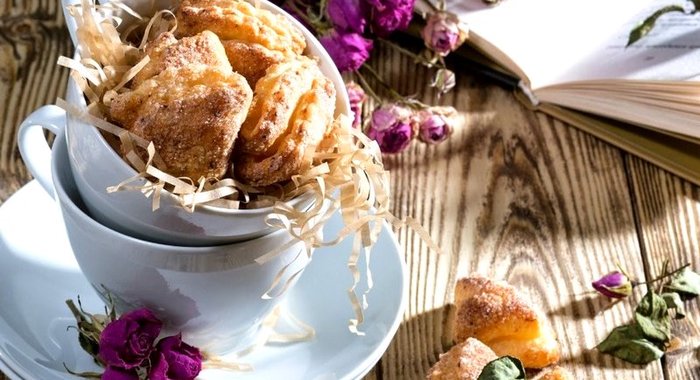 Творожное печенье