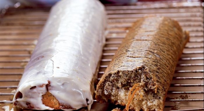 Апельсиновый кекс с маком