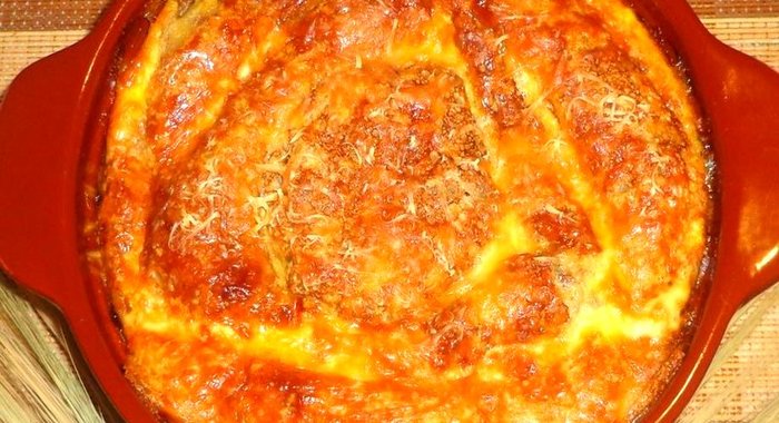 Запеканка из блинов с фаршем и гречкой