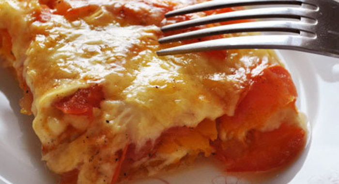 Запеканка с тыквой