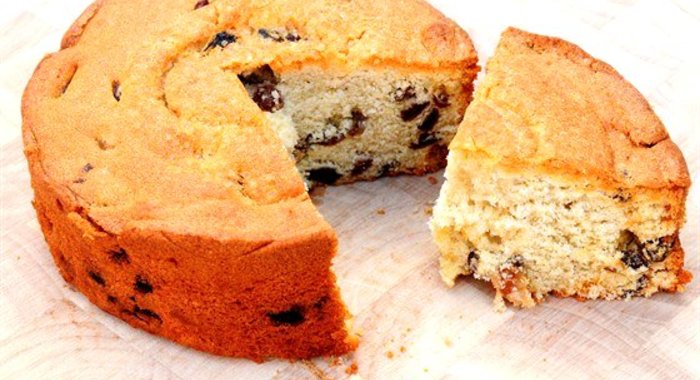 Бисквитный кекс на пару