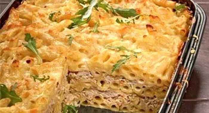 Макаронная запеканка с фаршем