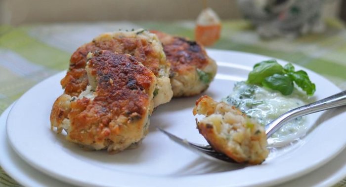 Котлетки из трески и картофеля