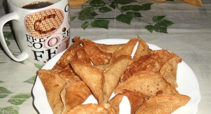 Блинчики с сыром и чесноком