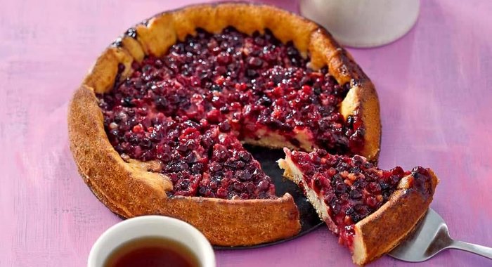 Кекс с клюквой