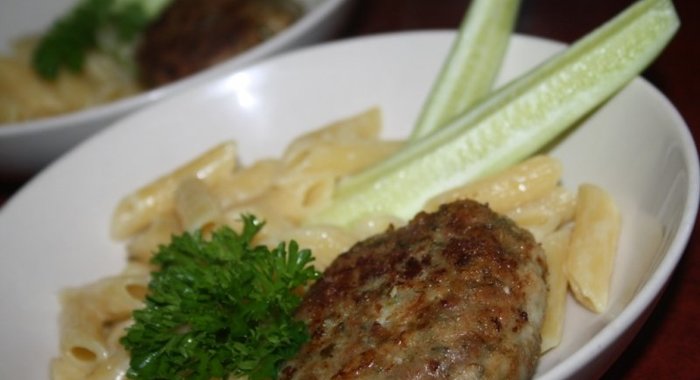 Пышные свиные котлетки (панируем в рисовой муке)