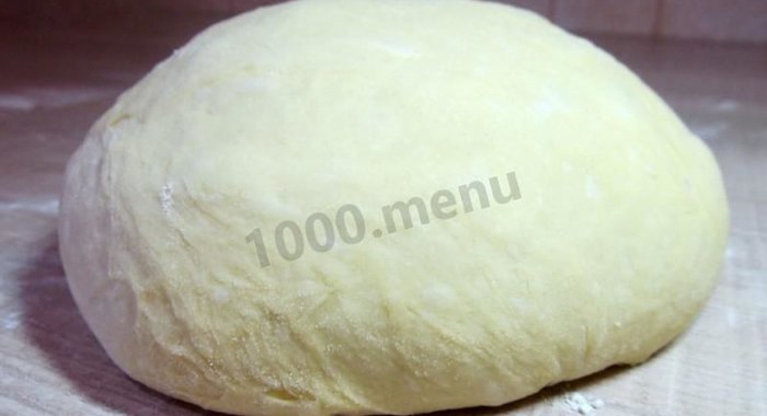 Дрожжевое тесто для рулета