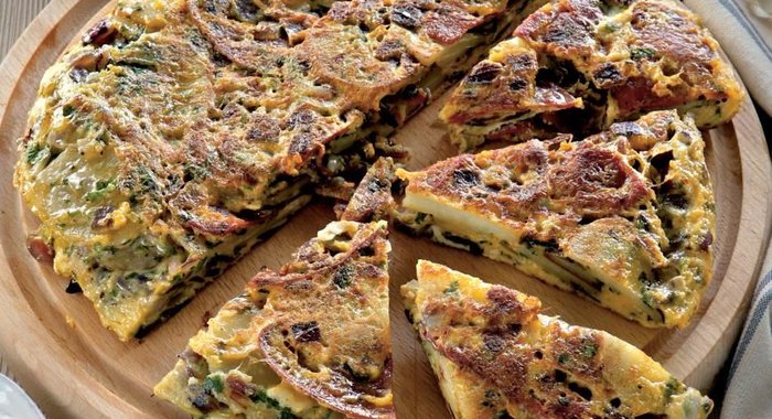 Испанская тортилья с чоризо