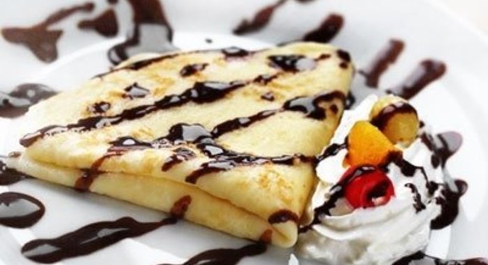 Блинчики с творогом на молоке