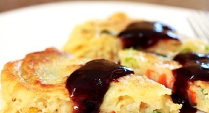 Корейские блины с луком